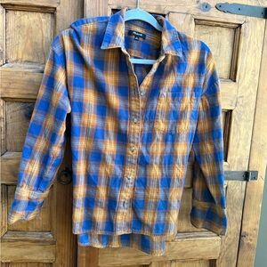 Madewell Vibrant Plaid Button-Down Shirt